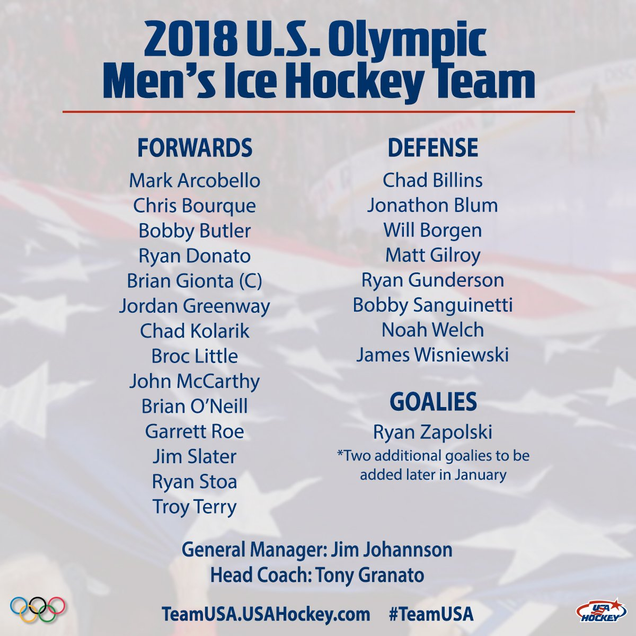 Illustration for article titled I Don't Really Know What To Make Of The U.S. Olympic Men's Hockey Team